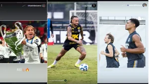 نجوم كرة القدم يتألقون: الحضري في الجيم، زيزو وزوجته، بيلينجهام مع مودريتش