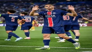 أشرف حكيمي يحقق رقمًا تاريخيًا بعد تسجيله هدفه في مرمى إنتر نهائي دوري الأبطال