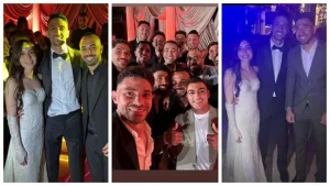 نجوم الأهلي يتجمعون في حفل زفاف طاهر محمد طاهر وسط أجواء رائعة