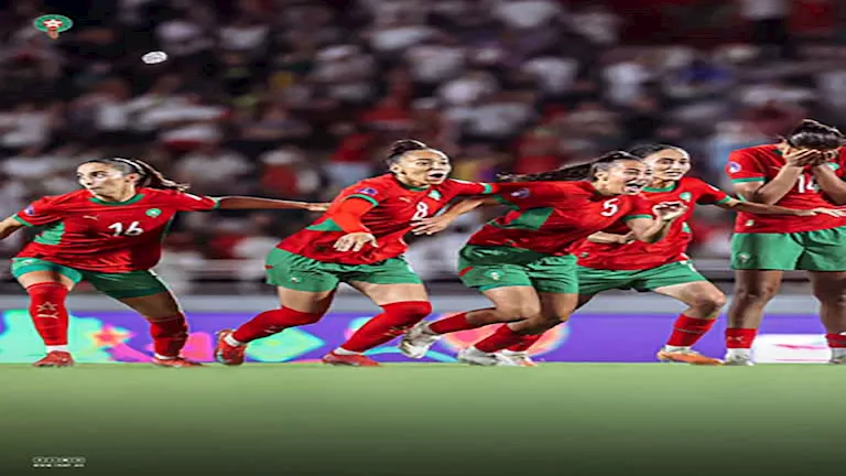 سيدات المغرب يحققن إنجازاً تاريخياً ويحتفلن مع أطفالهن في نهائي أمم أفريقيا