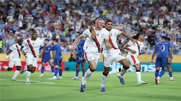 هالاند يتوجه بنداء مثير لنجم الهلال للانضمام إلى مانشستر سيتي بعد الرباعية