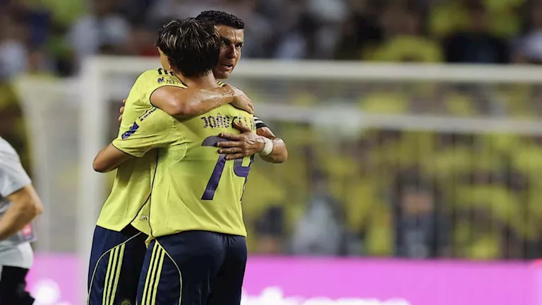 التعاون يتعثر أمام النصر بهدف وحيد ورونالدو يشغل موقعه الأساسي في اللقاء