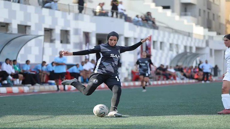 هزيمة سريعة في ثلاث دقائق وظهور ابنة أسطورة الأهلي خلال مباراة بيراميدز
