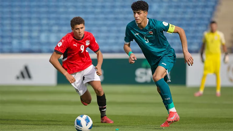 منتخب مصر يتلقى هزيمة مؤلمة أمام العراق في كأس الخليج للشباب
